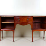 Cuban vintage buffet mahogany credence marquetry inlaid with beautiful quality