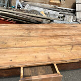Table de ferme pied fuseau