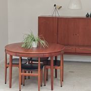 Table de repas et 4 chaises par Hans Olsen pour Frem Rojle  Danemark