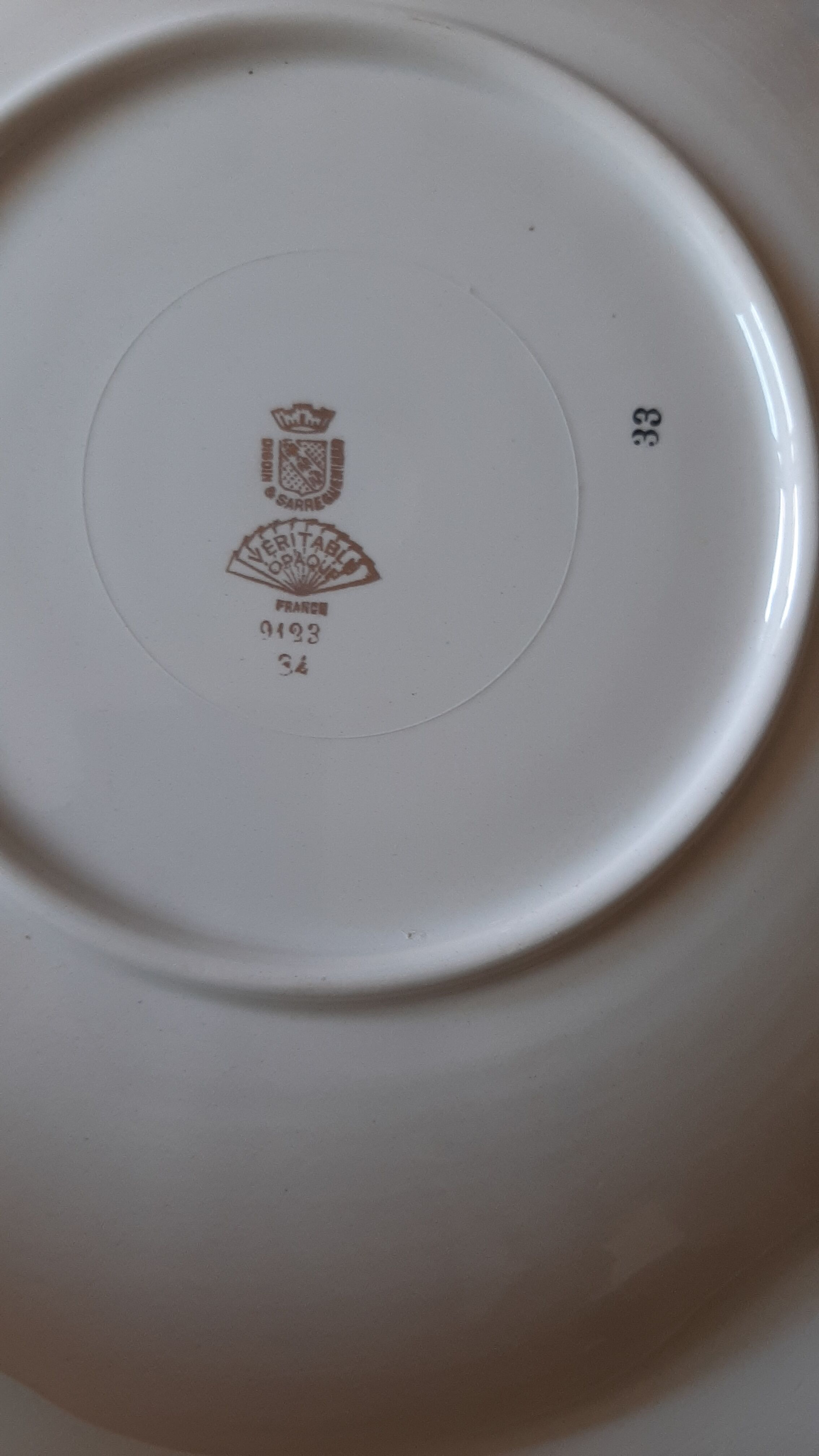 Plat à tarte Digoin & Sarreguemines