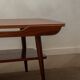 Vintage Teak Coffee Table Louis van Teeffelen Attributed Reversible Top