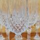 Service of 6 crystal flutes