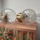 Pair of wall or ceiling lights - balls