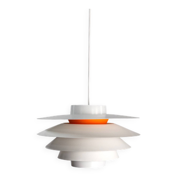 Lampe suspendue Verona 400 orange et blanche