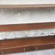 English Mahogany Wall Shelf – Georgian Style Bookcase Early 20th Century