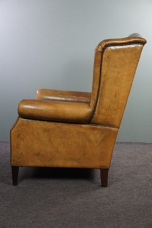 Classic sheepskin armchair