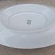 1 antique porcelain sausage Limoges blue and gold nets