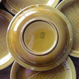8 vintage gien flat plates