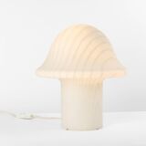 Large glass table lamp by Peil & Putzler, Germany, 1970s.