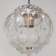 Vintage transparent bubble glass suspension globe