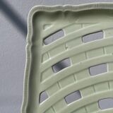 Sarreguemines ceramic braided dish