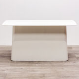 White coffee table Vitra metal side table