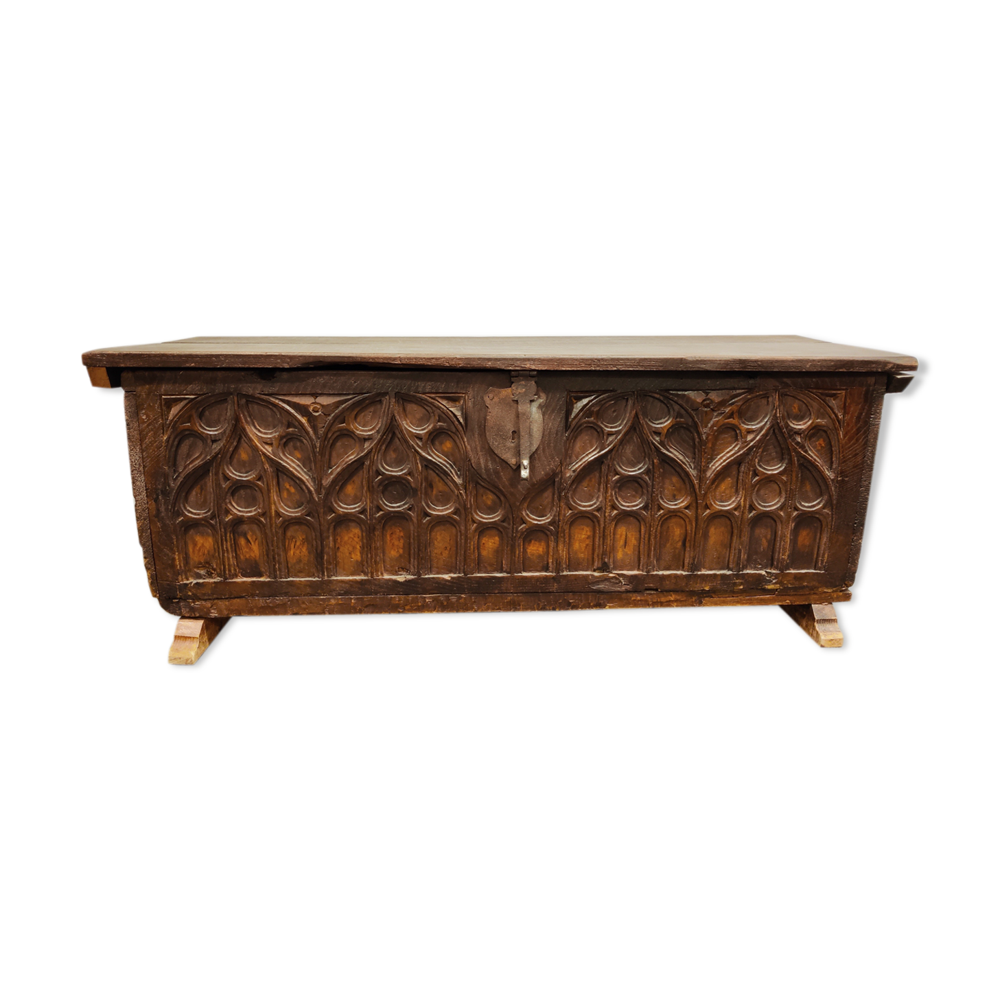 Gothic 16th century blanket chest