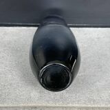 Scandinavian vintage grey glass vase