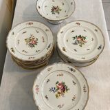 Service 28 pieces porcelain from paris 1840