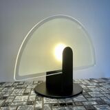 Black and smoked frosted mood lamp
