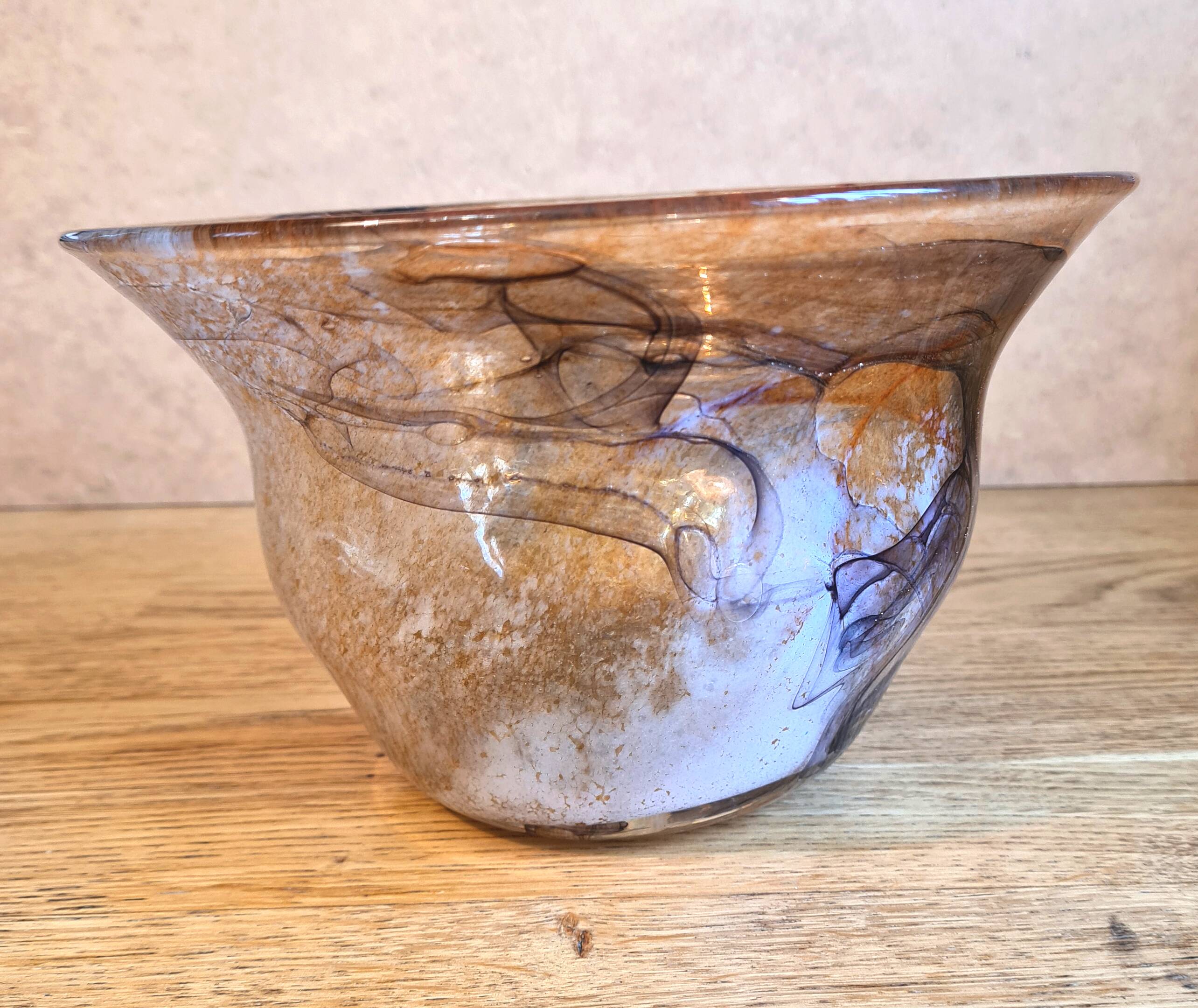 Vase in blown glass Maure Vieil