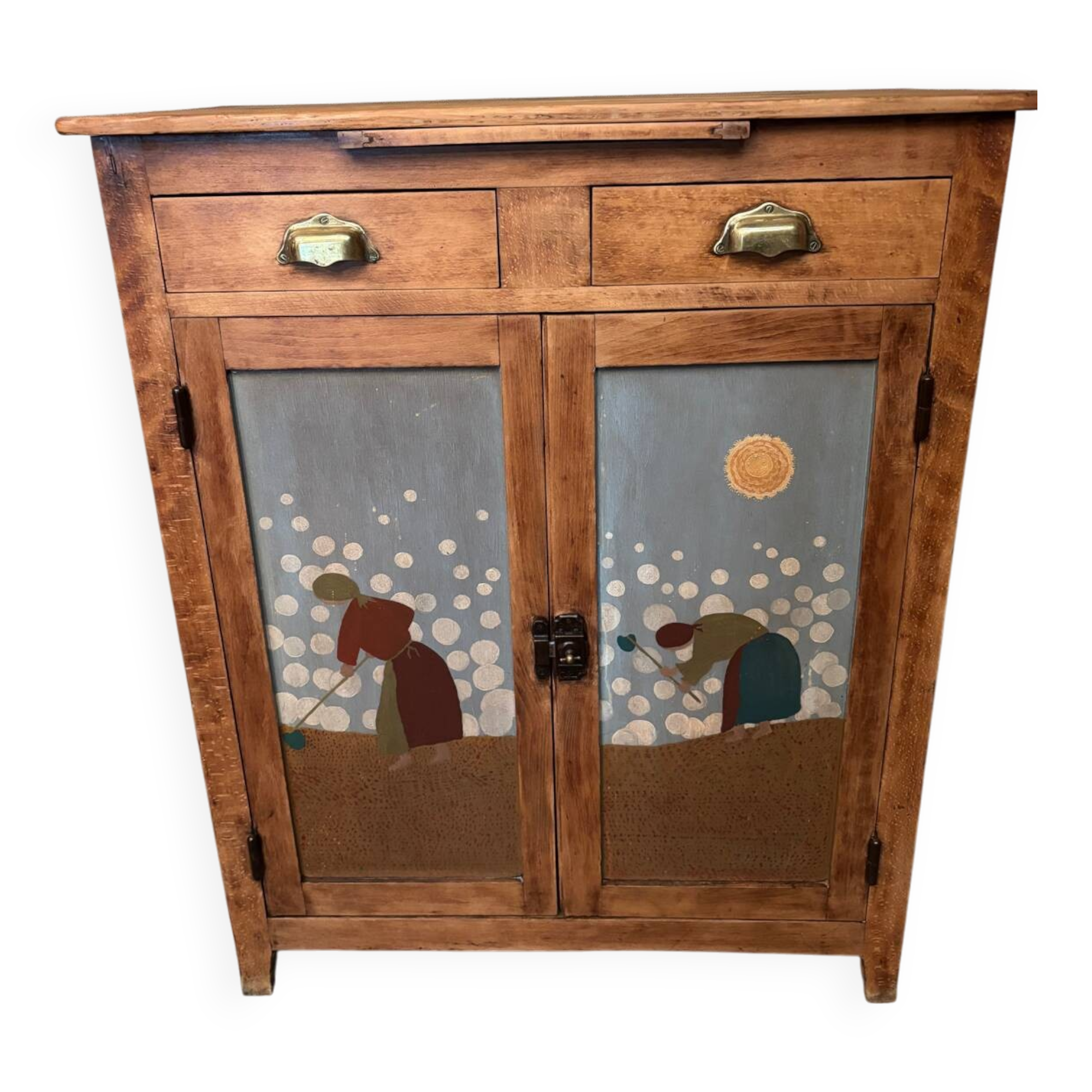 Parisian buffet naive painting