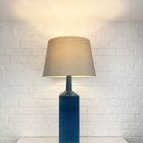 Le Klint Floor Lamp Model No. 357 in blue ceramic, glazed stoneware, Denmark