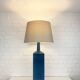 Lampadaire Le Klint Modèle n° 357 en céramique bleue, grès émaillé, Danemark