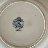 Set of two Terre de fer Parmentier hollow plates