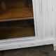 shabby wardrobe with Louis XVI style mesh door