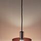 Oxar 1970 pendant light in smoked brown pvc.