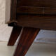 Vintage shoe cabinet with tapered legs