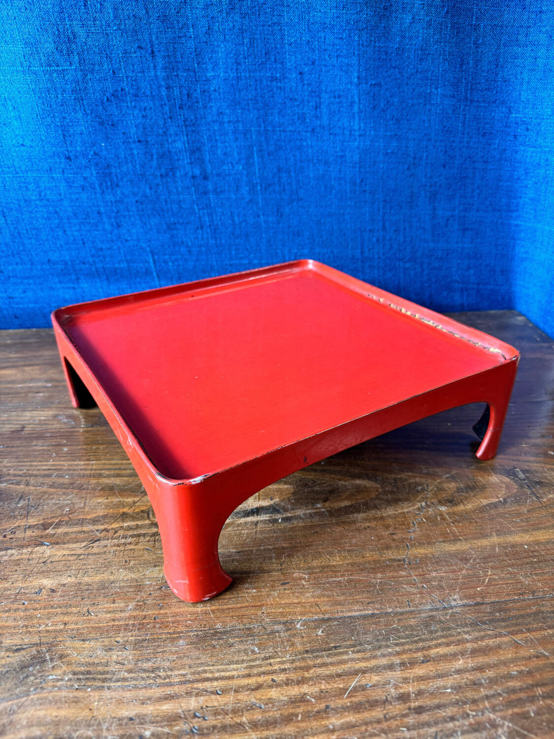 Pair of Japanese trays "Ozen" – Meiji period, circa 1890