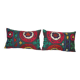 Set of 2 vintage embroidered cushion covers 41x61 cm