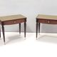 Pair of Beech and Ebonized Walnut Nightstands Attr. to Paolo Buffa, Italy