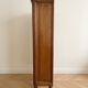 Small antique wooden glass-fronted bookcase