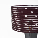 70s Hollywood Regency large table lamp with an openwork lampshade, Belgium