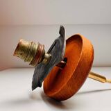 "Teak-Kina" pendant light, Bent Karlby for Lyfa, 1950s