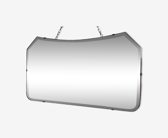 Miroir biseauté art déco 66x38cm