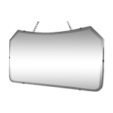 Art Deco beveled mirror