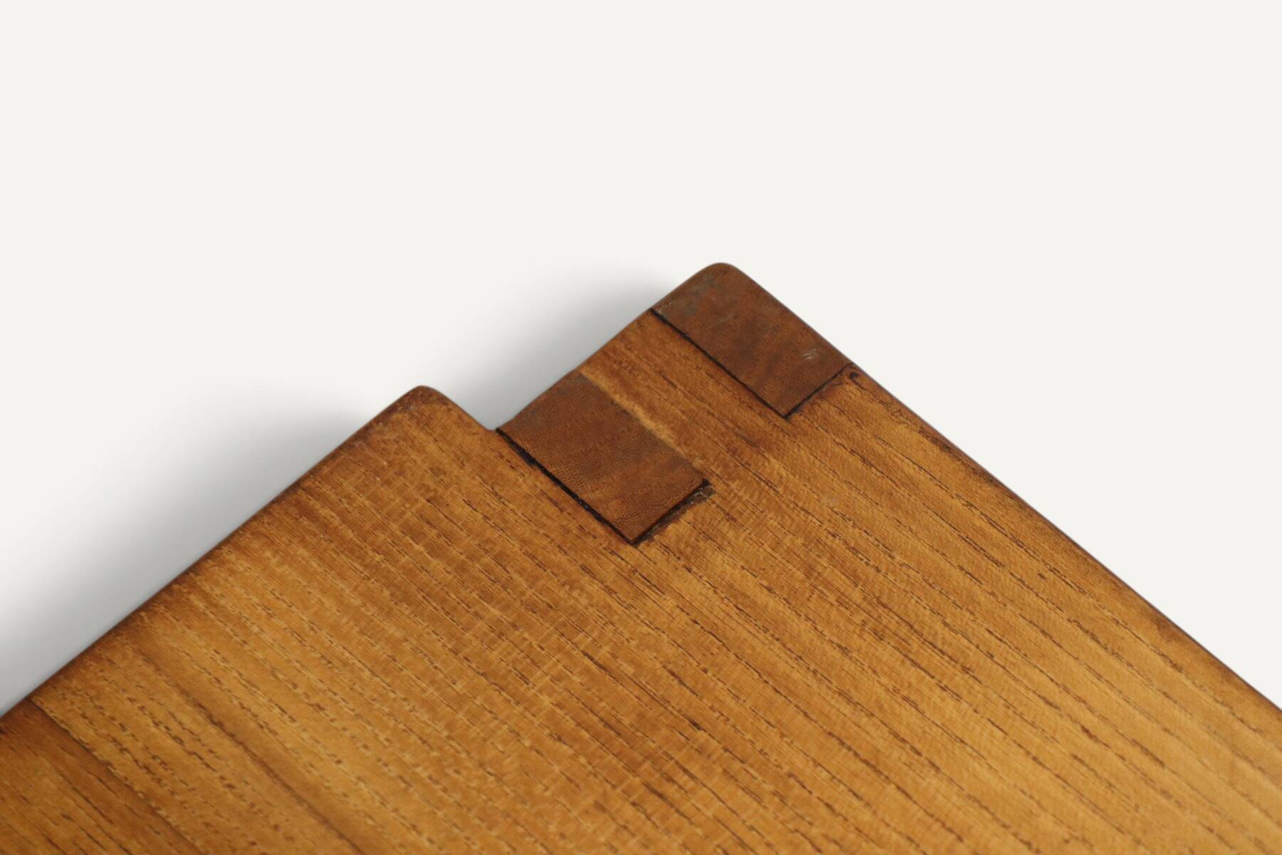 S09 bench in solid oak by Pierre Chapo – 1970s
