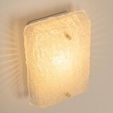 Small wall lamp in glass, Austria, 1960s