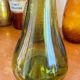Vintage green glass carafe
