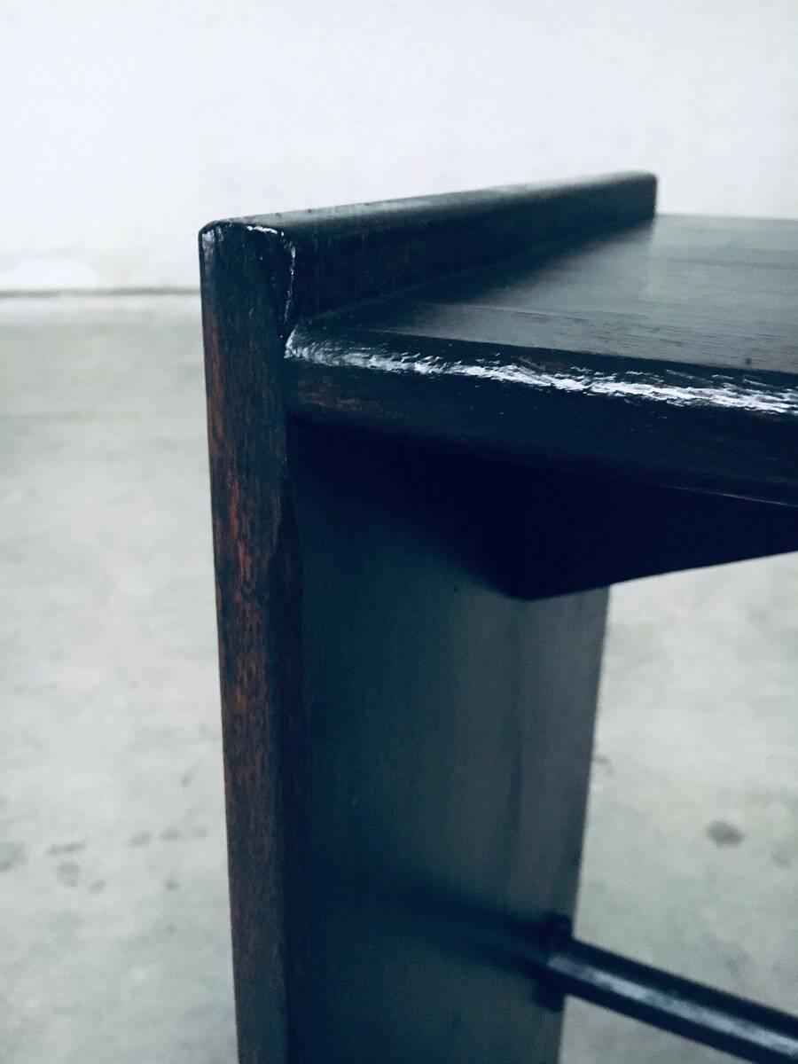 Arts and Crafts Handmade Bar Stools, France, 1920s, Set of 2