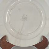 Assiette plate ancienne coq faïence digoin sarreguemines céramique française XXe