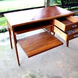 Scandinavian teak desk from the 60s, vintage design