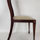 Chaise anglaise à barrettes Pieds "sabre"