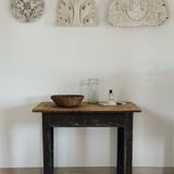 Wabi sabi patinated table