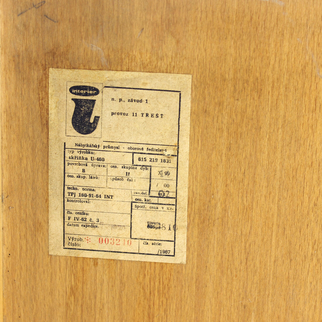 Sideboard Type U 460 By Jiri Jiroutek For Interier Praha, Czechoslovakia 1960s