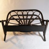 Rattan magazine holder