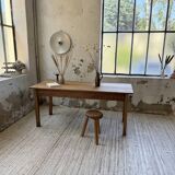 Table de ferme en cerisier
