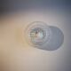 Plafonnier applique vintage années 70 verre er cristal