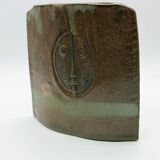 "Totem" vase signed by Anthony Pitot – unique piece, 1980s