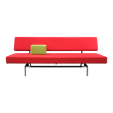 Martin Visser  red sofa day bed 1960s dutch
